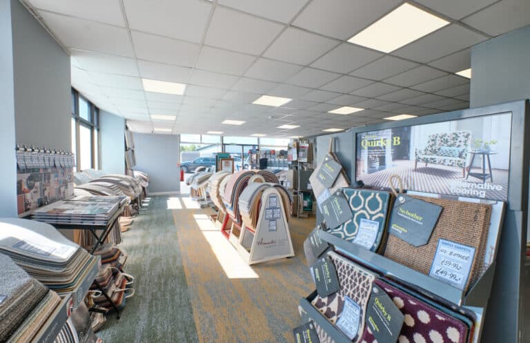 Alternitive flooring samples Simply Carpets Plymouth